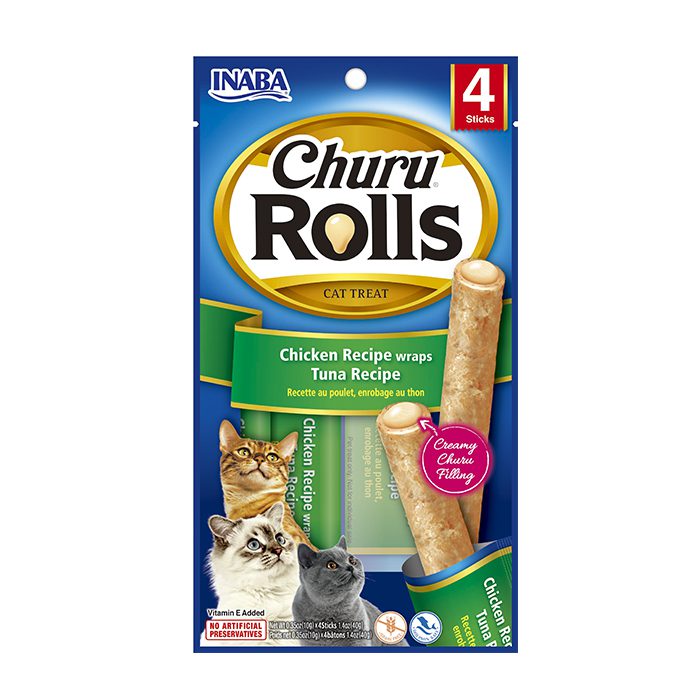 inaba churu rolls chicken tuna